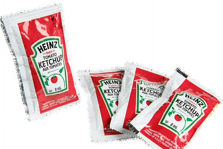 ketchup pouches