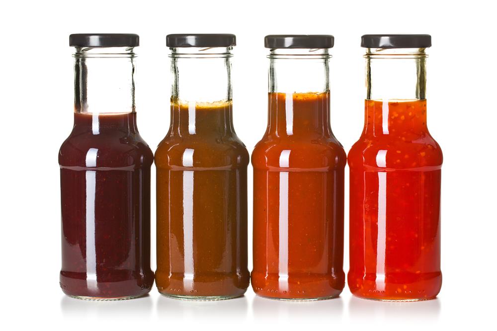 sauce bottles