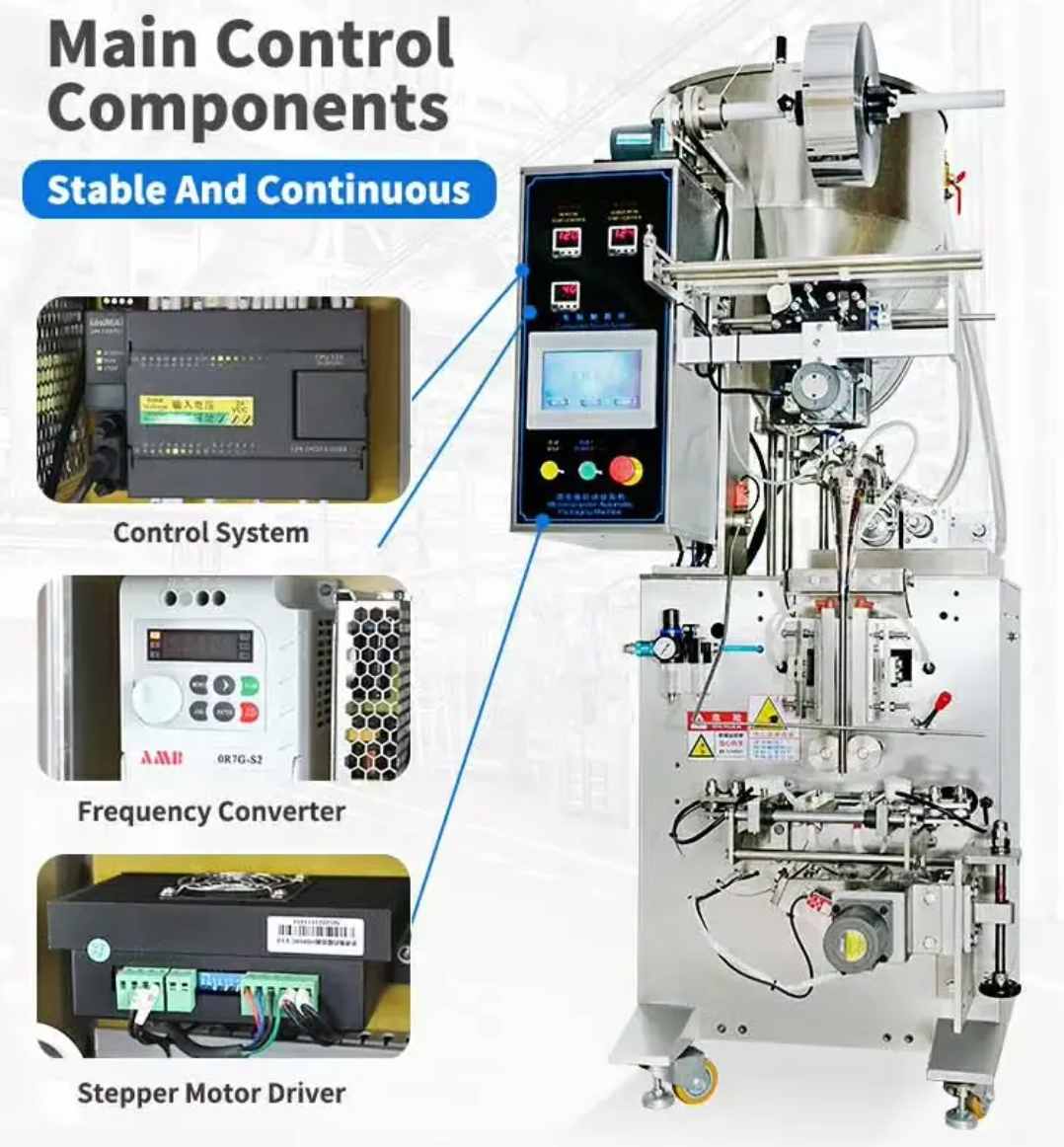 Components of Ketchup Pouch Packing Machines